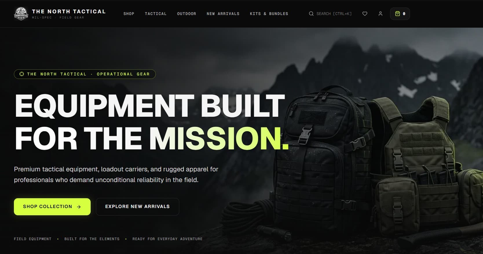 TheNorthTactical project preview